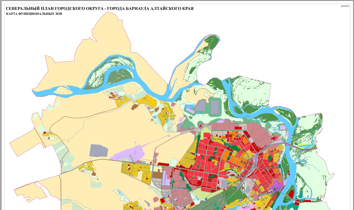 Карта Города Барнаула Купить